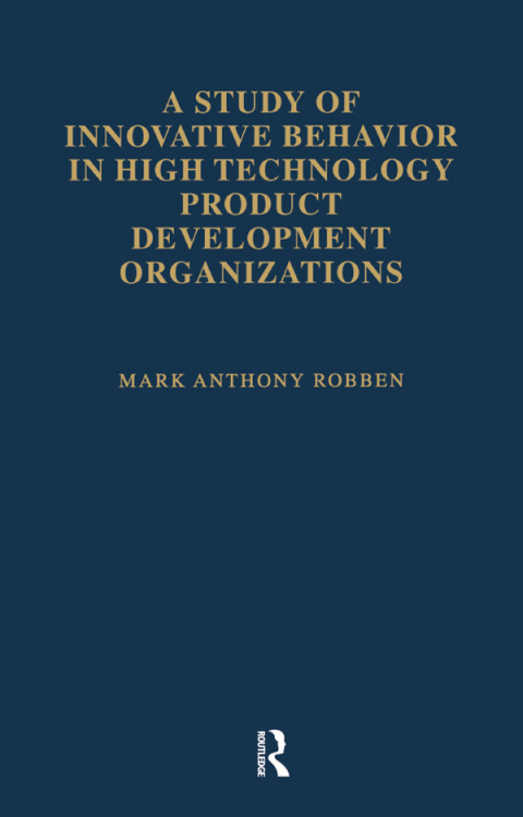 Cover image for book A Study of Innovative Behavior