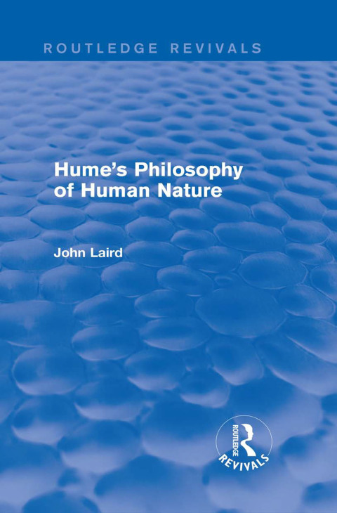 Cover image for book Hume's Philosophy of Human Nature (Routledge Revivals)