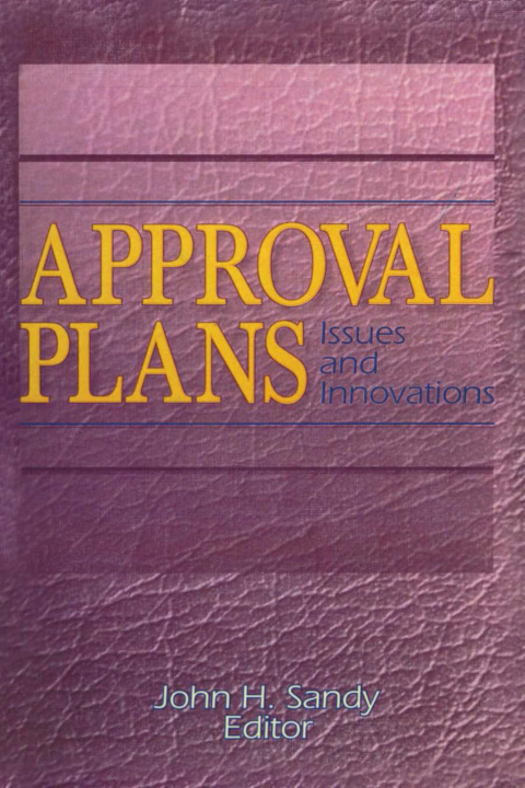 Cover image for book Approval Plans