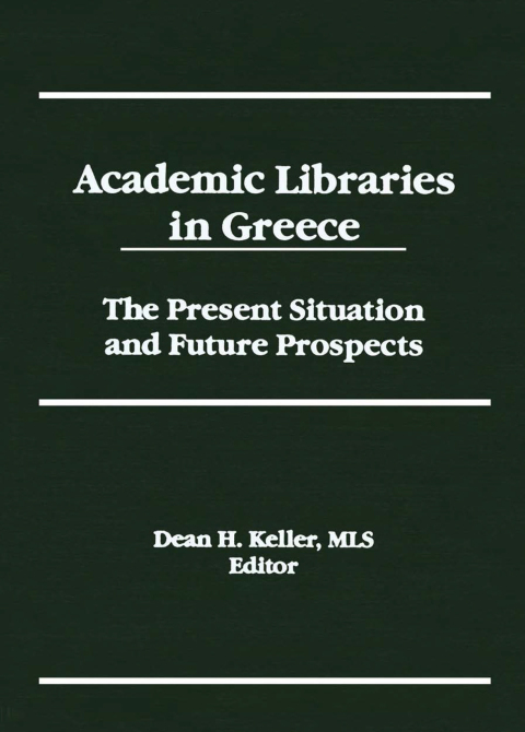 Cover image for book Academic Libraries in Greece