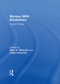 Cover image: Women With Disabilities 1st edition 9781560244776