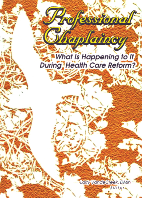 Cover image for book Professional Chaplaincy