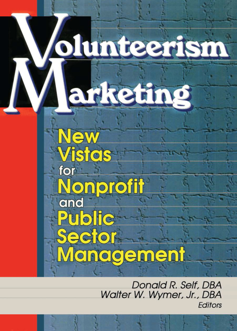 Cover image for book Volunteerism Marketing