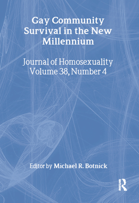 Cover image for book Gay Community Survival in the New Millennium