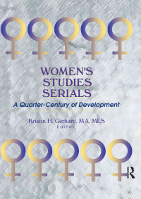Titelbild: Women's Studies Serials 1st edition 9780789005410