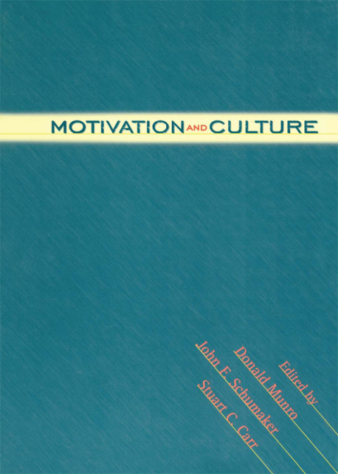 Cover image for book Motivation and Culture