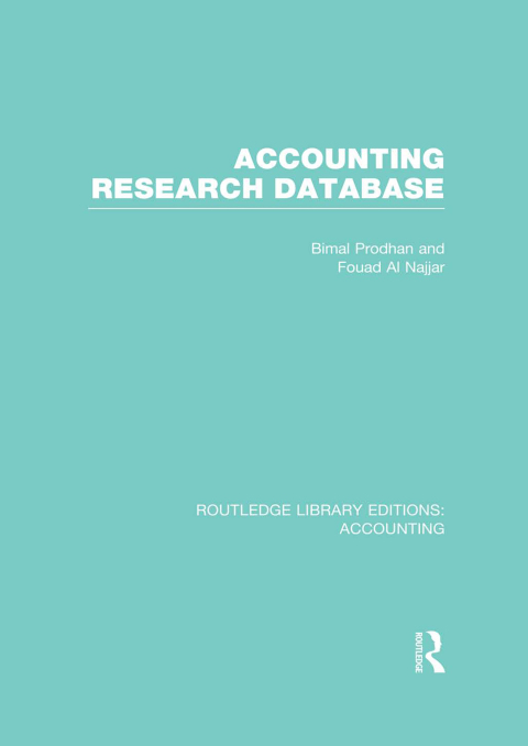 Cover image for book Accounting Research Database (RLE Accounting)
