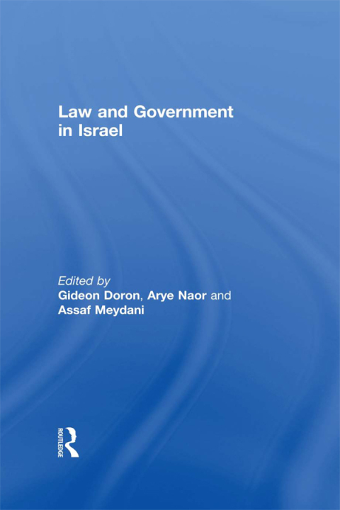 Cover image for book Law and Government in Israel