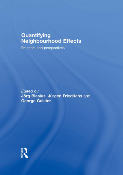 Cover image for book Quantifying Neighbourhood Effects