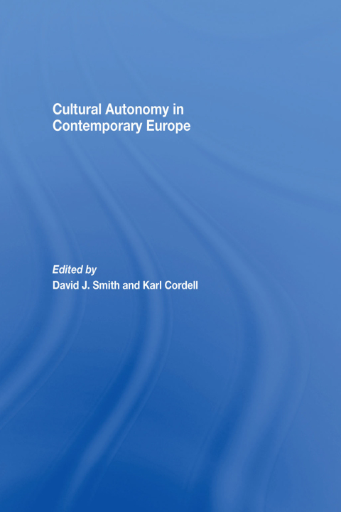 Cover image for book Cultural Autonomy in Contemporary Europe
