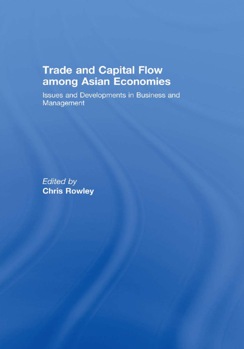 Cover image for book Trade and Capital Flow among Asian Economies