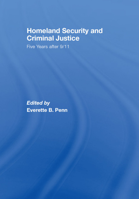 Cover image for book Homeland Security and Criminal Justice