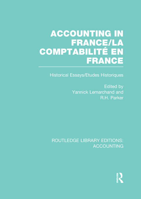 Cover image for book Accounting in France (RLE Accounting)