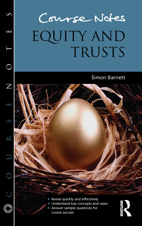 Cover image for book Course Notes: Equity and Trusts