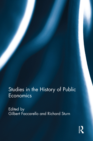 Studies in the History of Public Economics