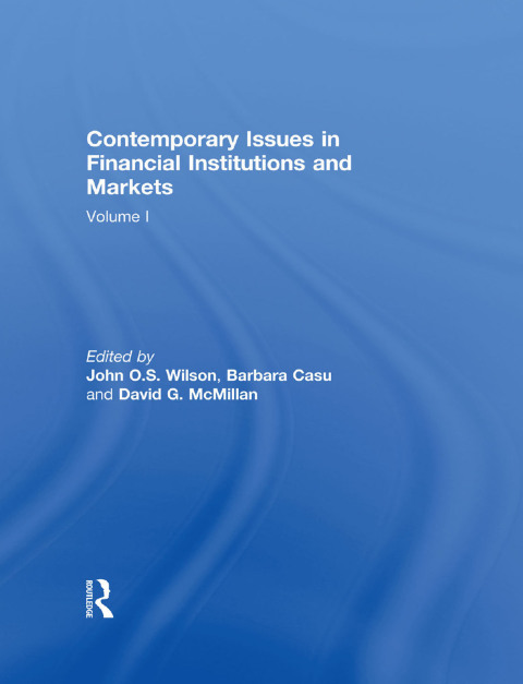 Contemporary Issues in Financial Institutions and Markets 