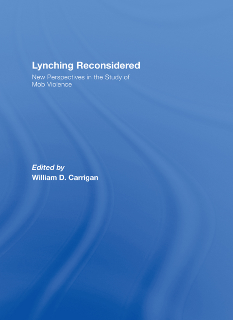 Cover image for book Lynching Reconsidered