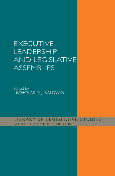 Cover image for book Executive Leadership and Legislative Assemblies