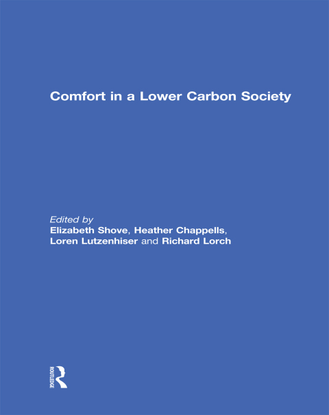 Cover image for book Comfort in a Lower Carbon Society