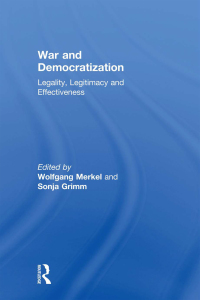 Cover image: War and Democratization 1st edition 9780415480871