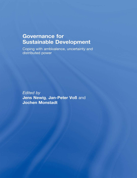 Cover image for book Governance for Sustainable Development
