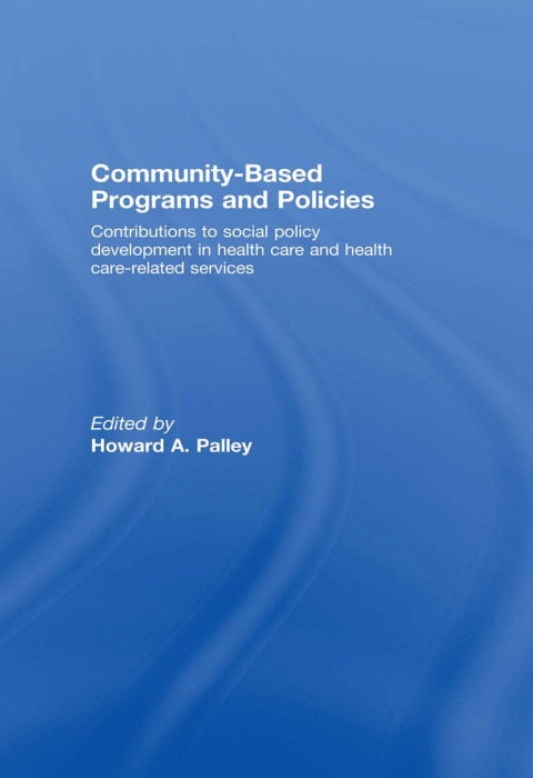 Cover image for book Community-Based Programs and Policies