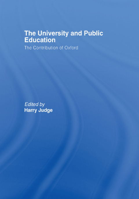 Cover image for book The University and Public Education