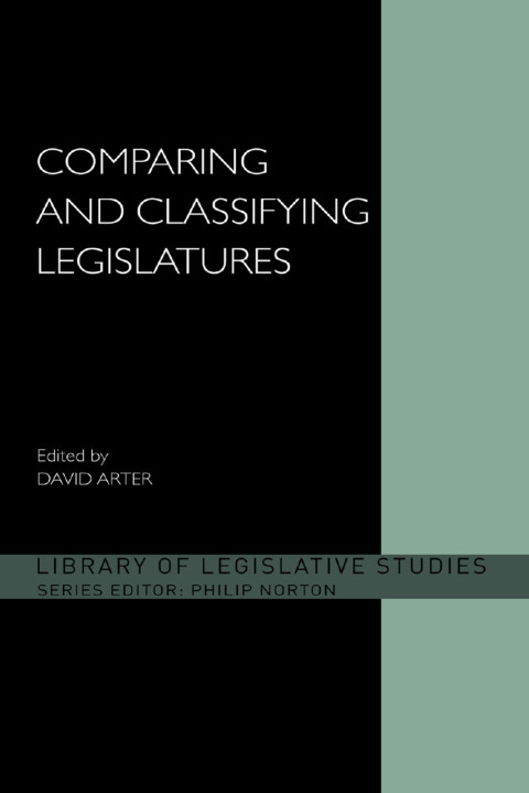 Cover image for book Comparing and Classifying Legislatures