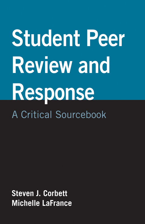 Cover image for book Student Peer Review and Response