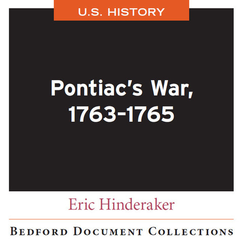 Cover image for book Pontiac's War, 1763-1765 -U.S
