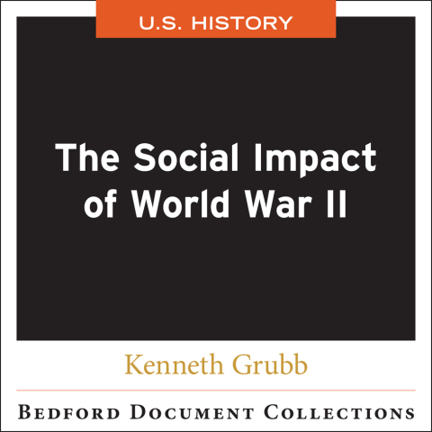 Cover image for book The Social Impact of World War II-U.S.