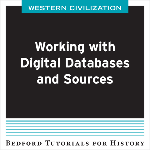 Cover image for book CM BHT Working with Digital Databases and Sources - West