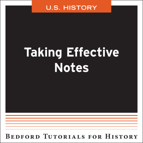 Cover image for book Taking Effective Notes - U.S.