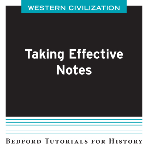 Cover image for book Taking Effective Notes - West