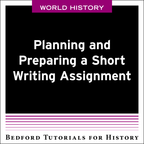 Cover image for book Planning for a Short Writing Assignment - World