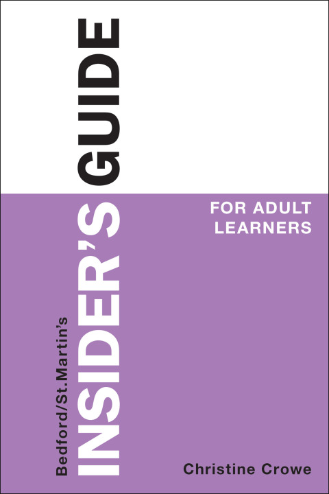Cover image for book Insider's Guide for Adult Learners