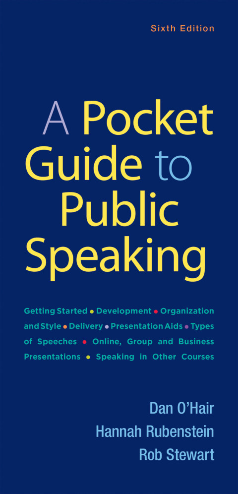 Cover image for book A Pocket Guide to Public Speaking