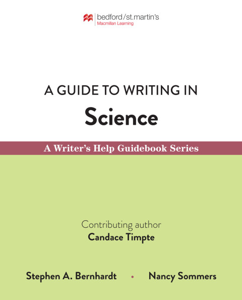 Cover image for book A Guide to Writing in Science