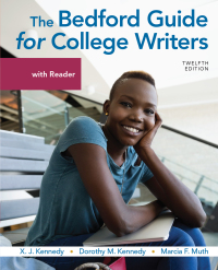 The Bedford Guide for College Writers with Reader 12th edition | 9781319230920, 9781319262655 | VitalSource