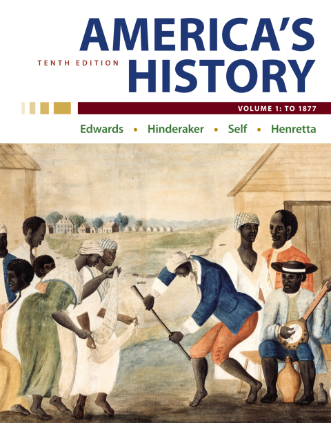 Cover image for book America's History, Volume 1