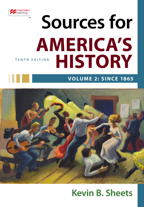 Cover image for book Sources for America's History, Volume 2: Since 1865