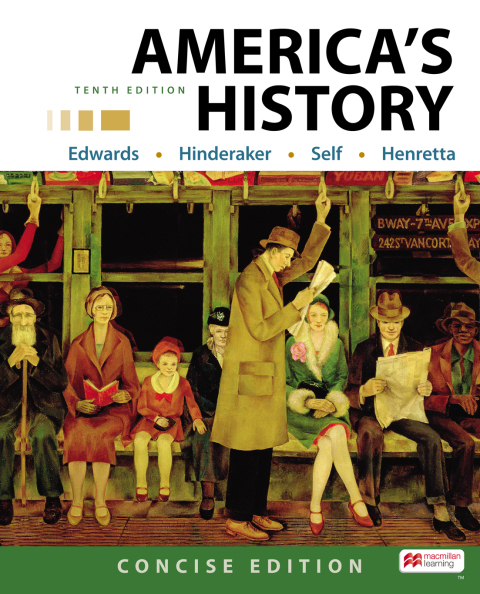 Cover image for book America's History: Concise Edition, Combined Volume
