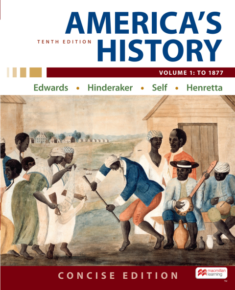 Cover image for book America's History: Concise Edition, Volume 1