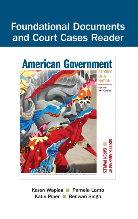 Cover image for book Document Reader for American Government: Stories of a Nation