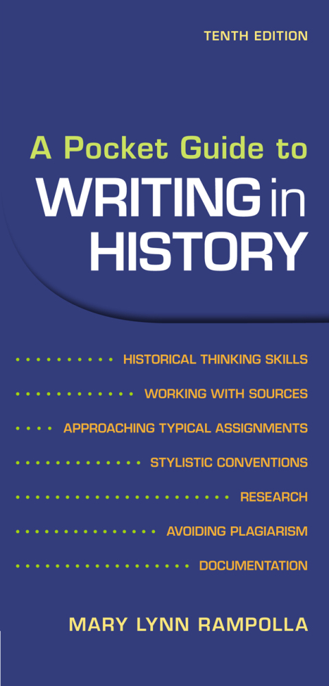 Cover image for book A Pocket Guide to Writing in History