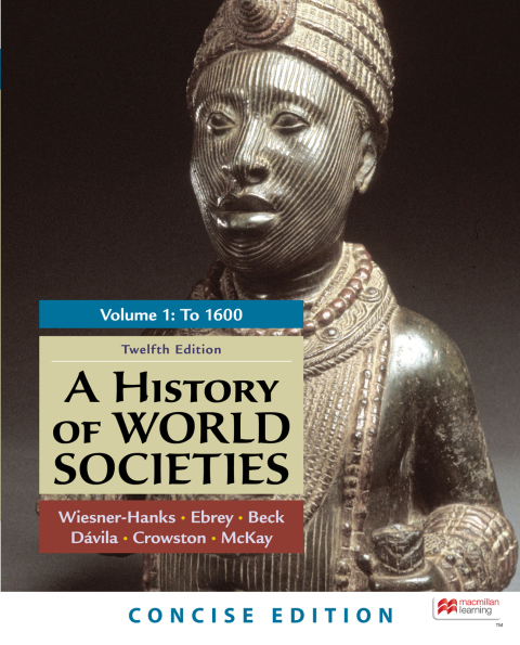Cover image for book A History of World Societies, Concise Edition, Volume 1