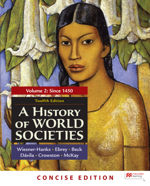 Cover image for book A History of World Societies, Concise Edition, Volume 2