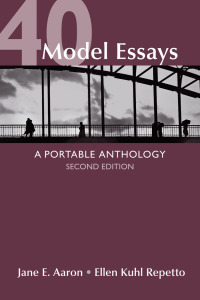 40 model essays a portable anthology table of contents 06 picture
