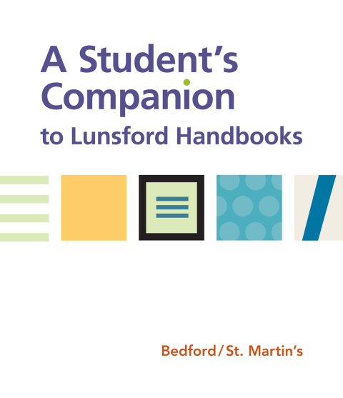 Cover image for book A Student's Companion to Lunsford Handbooks