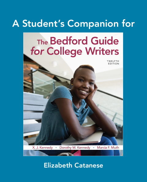 Cover image for book A Student's Companion for The Bedford Guide